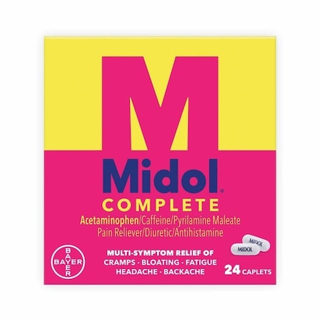 Midol Complete Acetaminophen, Caffeine, Pyrilamine 12843015859